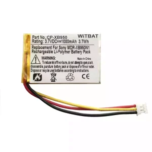 Batteria di ricambio per cuffie Sony WH-CH700N,MDR-XB950N1,SRS-WS1