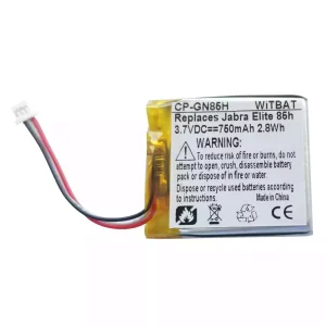 Batteria di ricambio per cuffie Jabra Elite 85h,Jabra Elite 75t,Evolve2 85,PL661935V