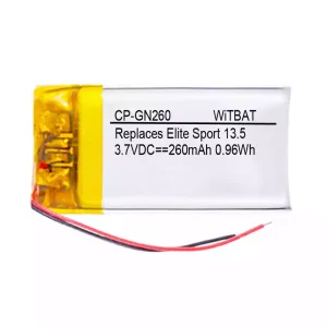 Batteria di ricambio per cuffie Jabra Elite Sport 13.5 Custodia di ricarica