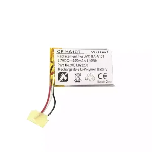 Batteria di ricambio per cuffie JVC HA-A10T True Wireless Bluetooth Earphones Custodia di ricarica,VDL822230