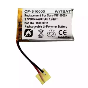Batteria di ricambio per cuffie Sony WF-1000X,WF-SP700N Custodia di ricarica