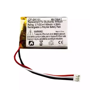 Batteria di ricambio per altoparlanti Skullcandy Ambush,Skullcandy Barricade Mini,Skullcandy Venue