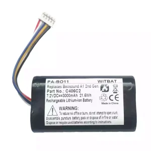 Batteria di ricambio per altoparlanti Bang & Olufsen Beosound A1 2nd Gen,C406C2