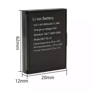 Batteria per 58LYDD-ZJ,ZJ-58LYWD,ZJ-58LYDD,ZJ-58MNWD,ZJ-58MNDD
