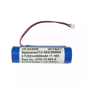 Batteria per AKAI EWI 5000,FPO-72-003-S